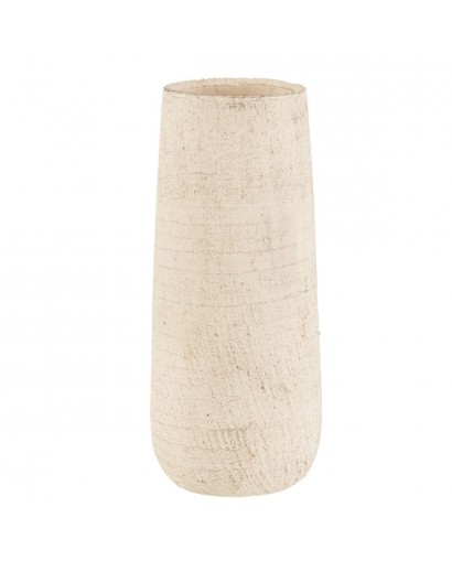 Vase Terre Cuite Gris/Beige